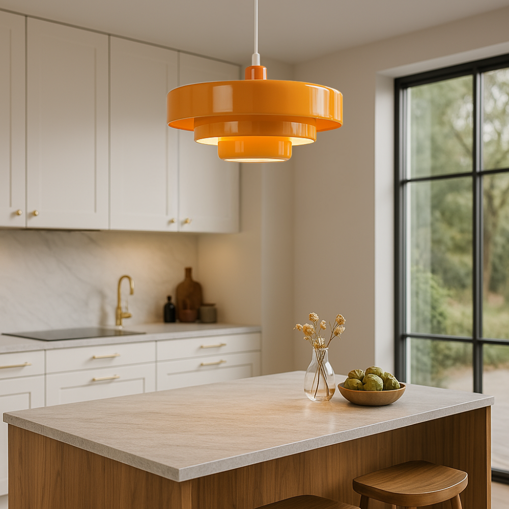 Skanto | TimelessGlow Vintage Pendellampe – Varm LED Ambient Belysning Med Industriell Karakter