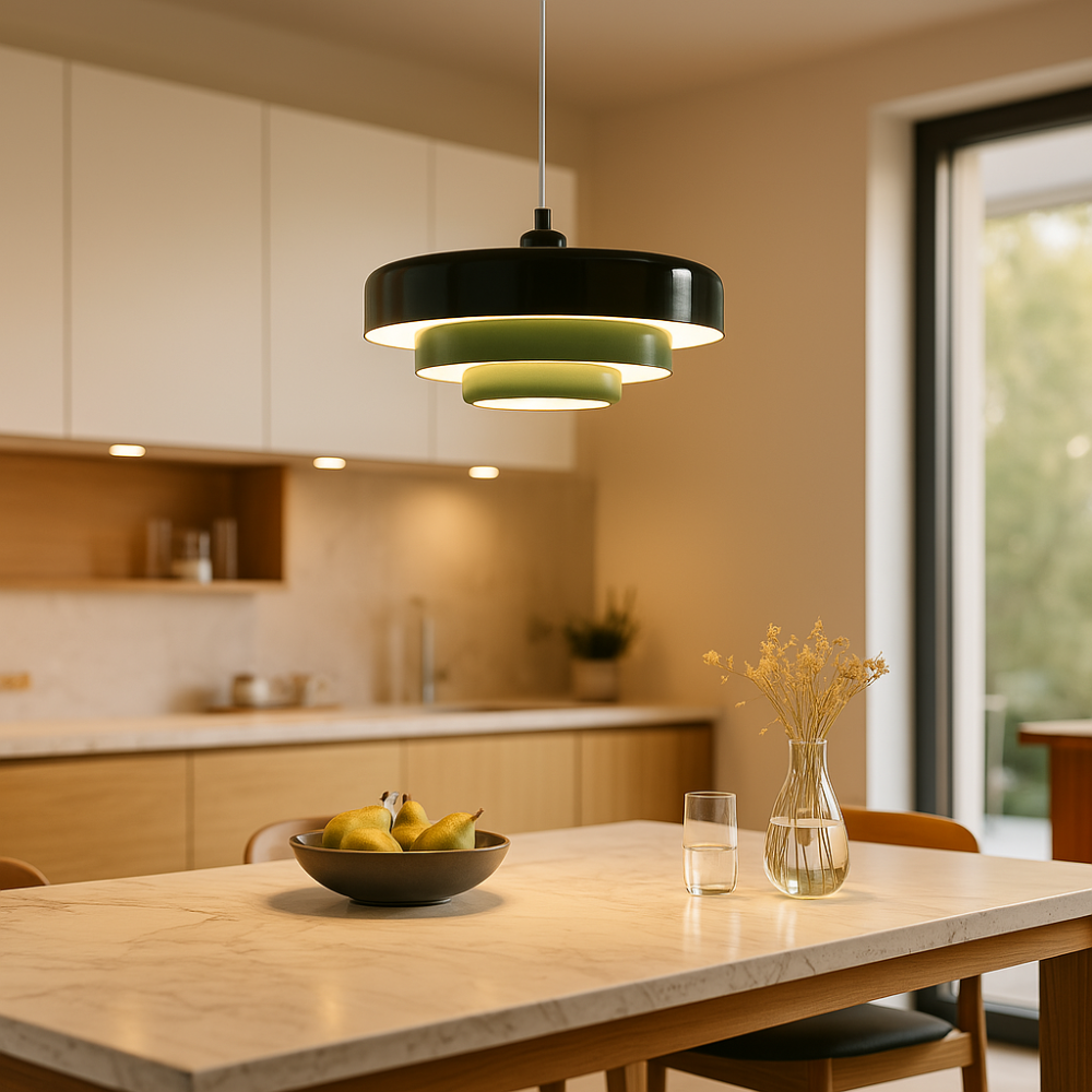 Skanto | TimelessGlow Vintage Pendellampe – Varm LED Ambient Belysning Med Industriell Karakter