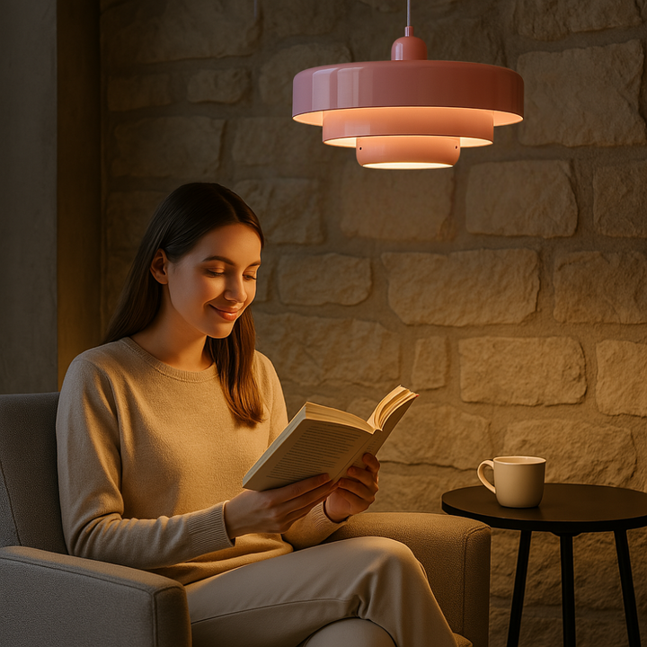 Skanto | TimelessGlow Vintage Pendellampe – Varm LED Ambient Belysning Med Industriell Karakter