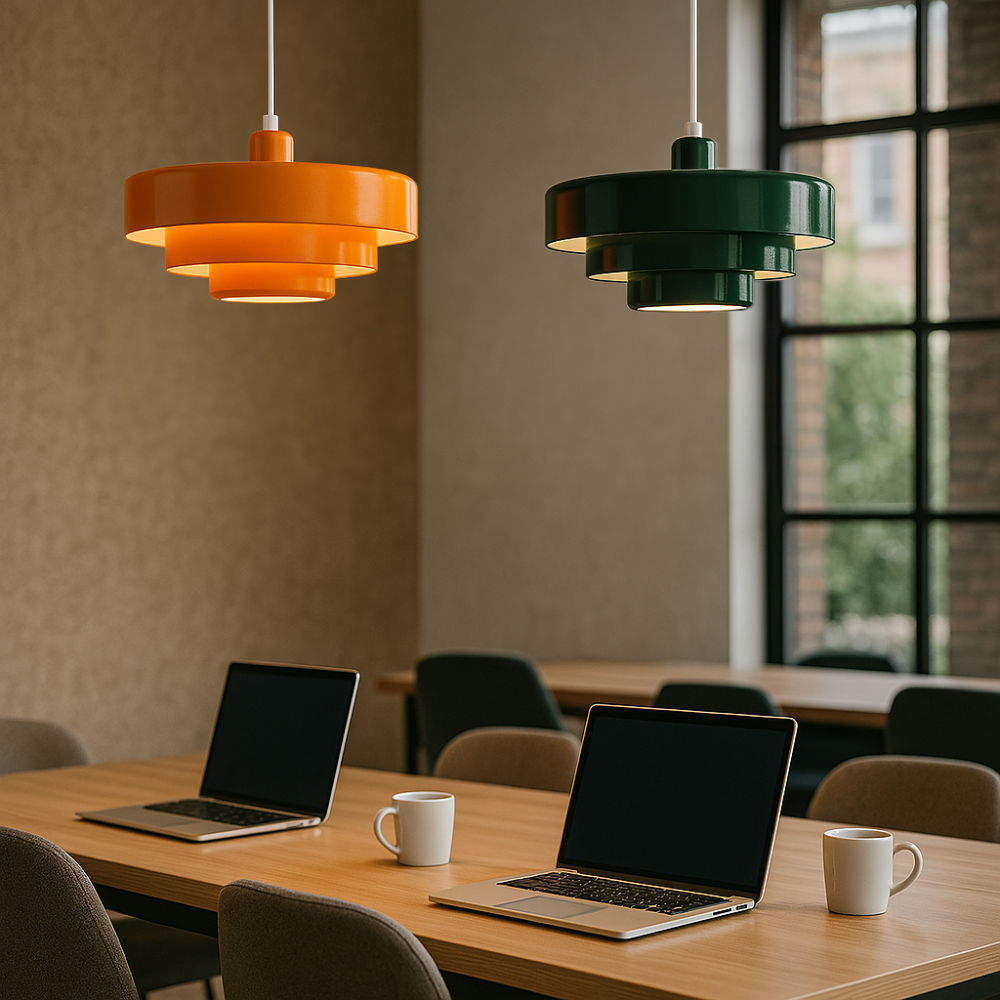 Skanto | TimelessGlow Vintage Pendellampe – Varm LED Ambient Belysning Med Industriell Karakter