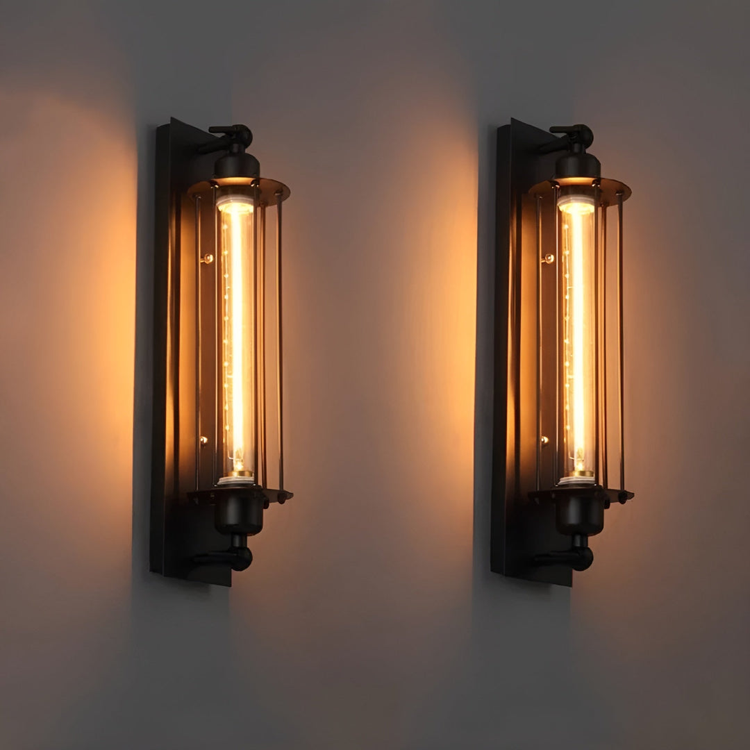 Vintage LED-vegglampe – Stilig belysning for stue og gang