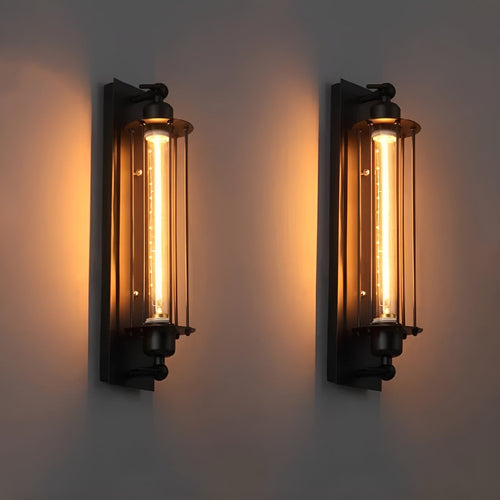 Vintage LED-vegglampe – Stilig belysning for stue og gang