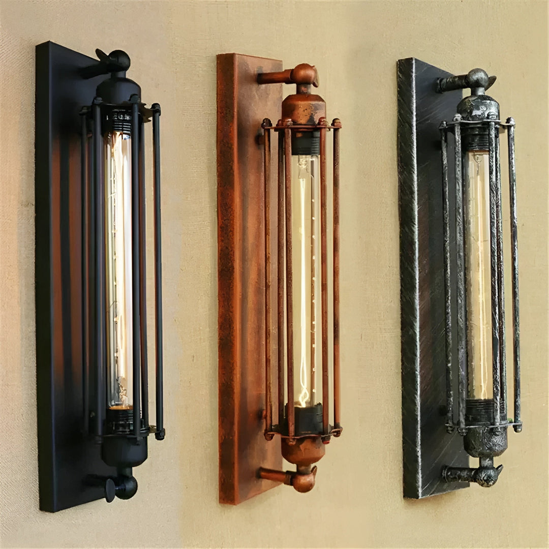 Vintage LED-vegglampe – Stilig belysning for stue og gang