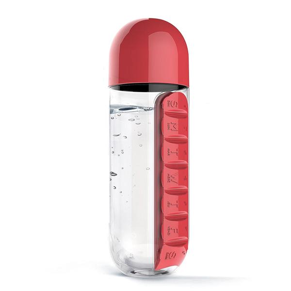 Vitamin Pill Box Vannflaske | Skanto
