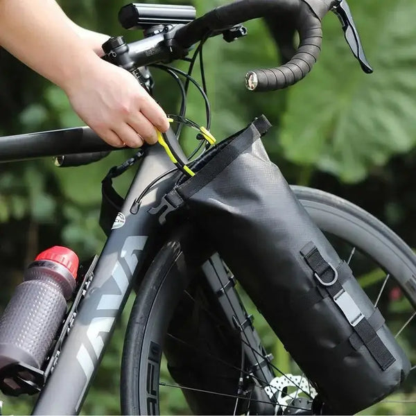 Skanto | Vanntette Front Gaffel Sykkelvesker – 5-7L Pannier Sett for Lange Turer & Bikepacking