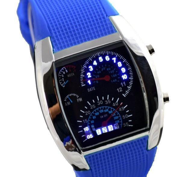Rennuhr LED Digital Sport Watch with Strap | Skanto