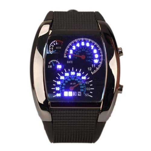 Rennuhr LED Digital Sport Watch with Strap | Skanto