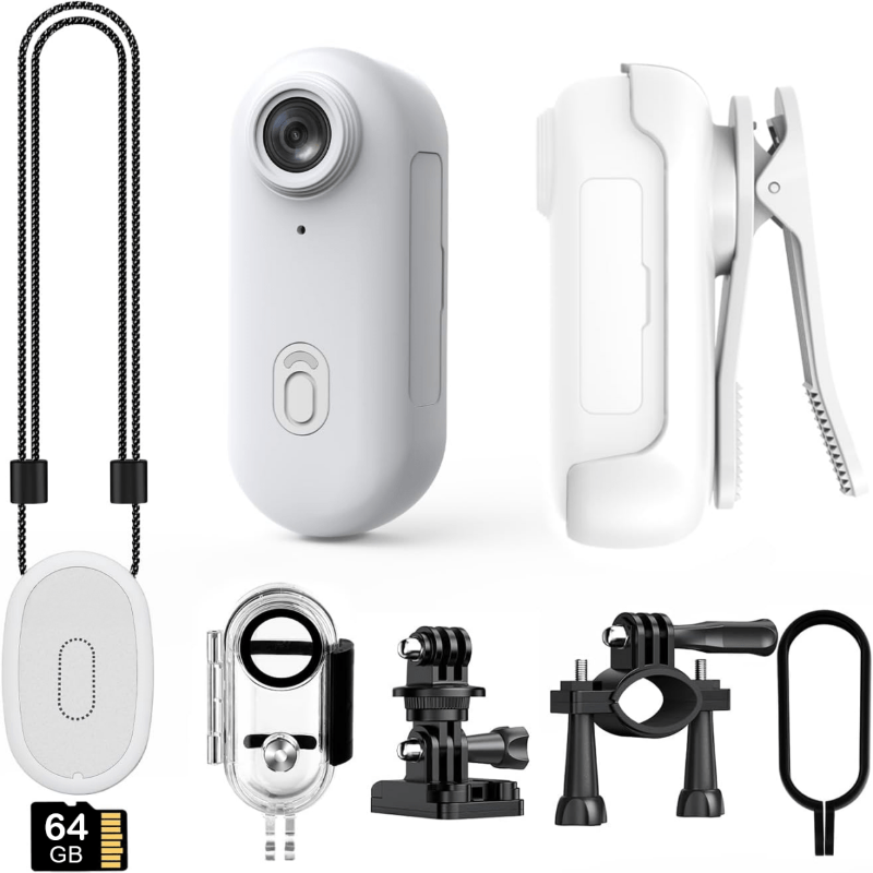 Skanto | Dynamic 4K Actionkamera | Vanntett og Alt-i-ett Pakke | 64GB