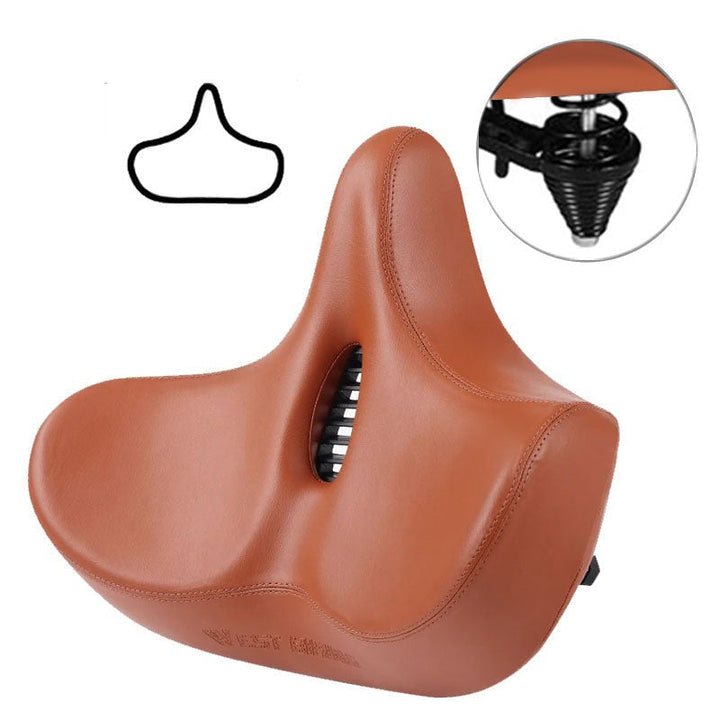 Skanto | RideEase - Ekstra Bred & Pustende Komfortabel Syklesal, Ergonomisk Sykkelsete