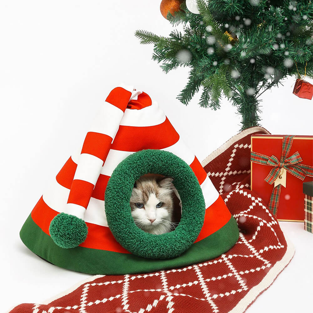 Skanto | Myk juleseng for katt for festlige stuer