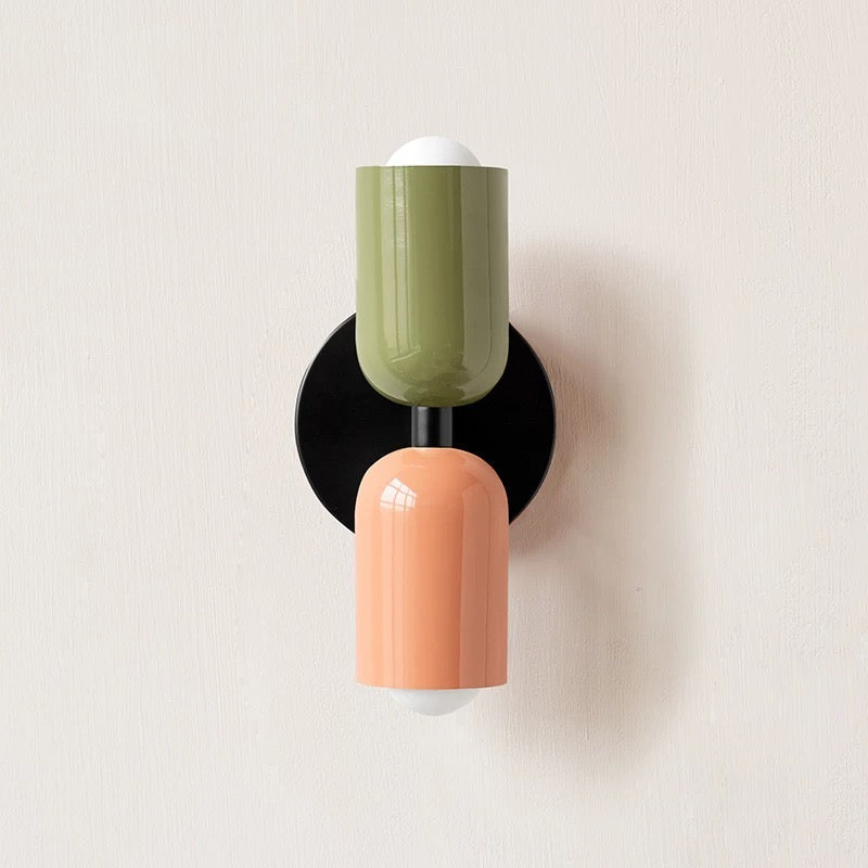 Skanto | Vegglampe Moderne Dobbel Glass Vegglampe