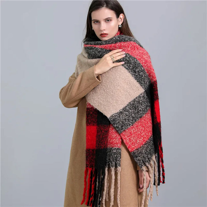 CosyPlaid skjerf – Varm, Trendy Vinterstil Skanto