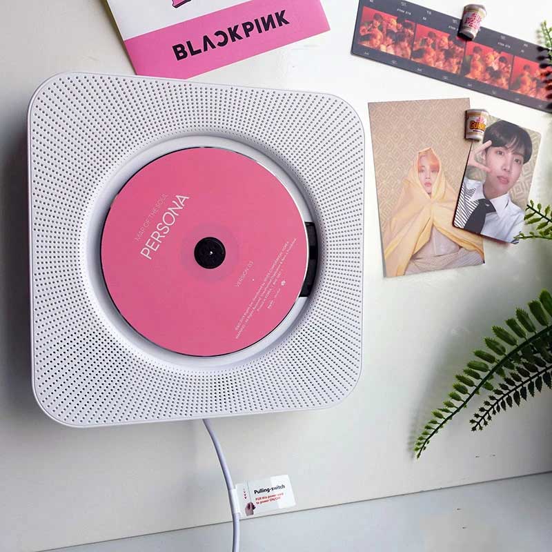 Skanto | Tragbarer CD-Player | Bluetooth, USB und FM-Radio | Weiß