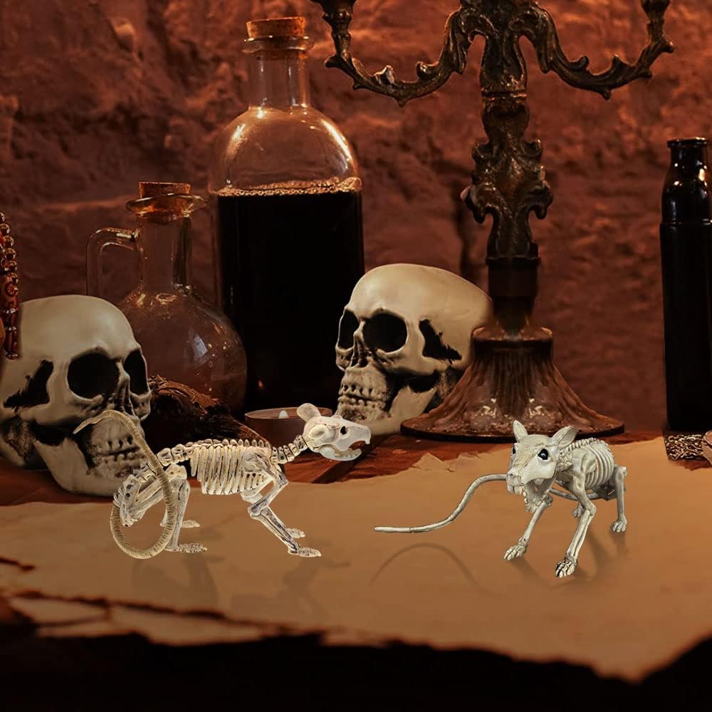 Skanto | SpookySkeleton – Gothic Veggkunst Hengesmykke for Halloween