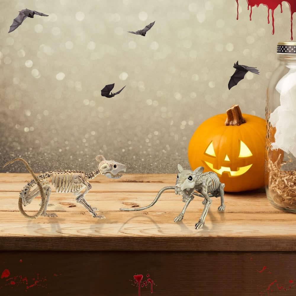 Skanto | SpookySkeleton – Gothic Veggkunst Hengesmykke for Halloween