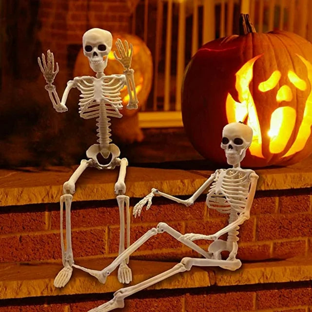 Skanto | SpookySkeleton – Gothic Veggkunst Hengesmykke for Halloween