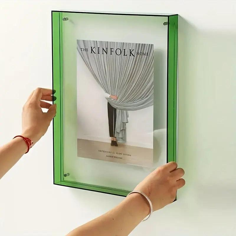 Skanto | AuraFrame - Transparent Neon Light Photo Frame