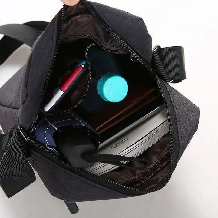 Wasserdichte Herren-Schultertasche mit Diebstahlschutz