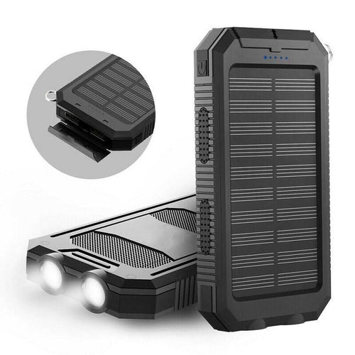 Skanto | Vanntett solenergilader med 10000mAh og dual USB