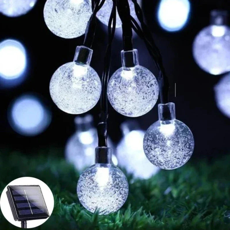 Solar Lantern String Light for Outdoors – Fargerike lanterner for hage- og terrassebelysning | Skanto