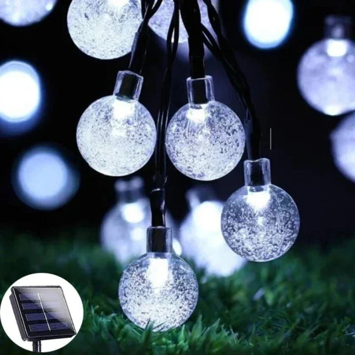 Solar Lantern String Light for Outdoors – Fargerike lanterner for hage- og terrassebelysning | Skanto
