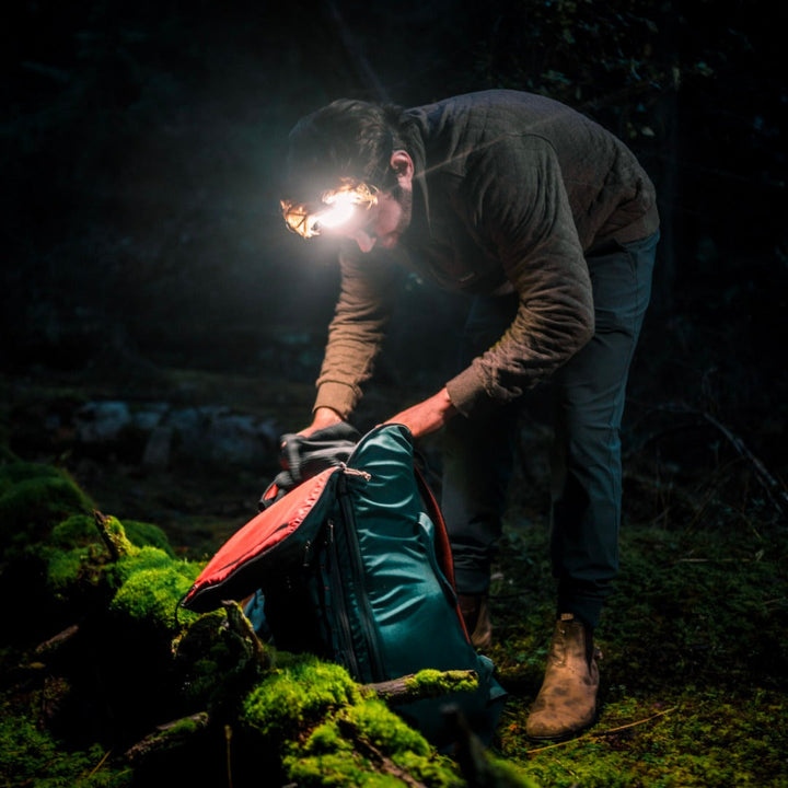 Skanto | Høyytelses 230° LED Hodelykt med Justerbar Lysstyrke for Utendørsaktiviteter & Camping