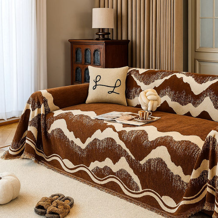 Skanto | Wavescape Chenille Sofa Cover