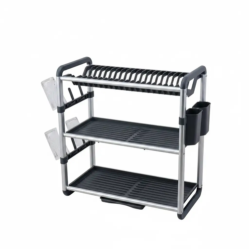 3-tier tallerken tørker laget av aluminium | Skanto