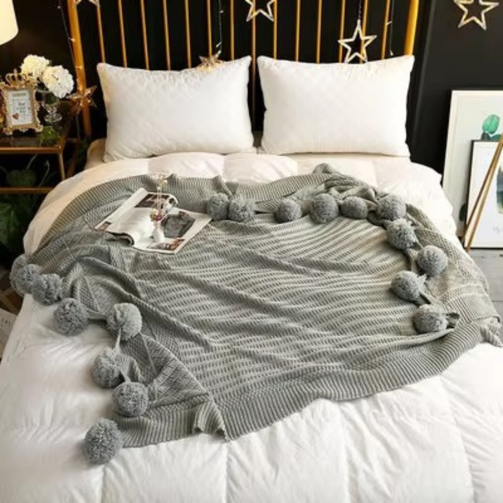 Skanto | Whimsy Fluffy Pom-Pom Macaron Teppe