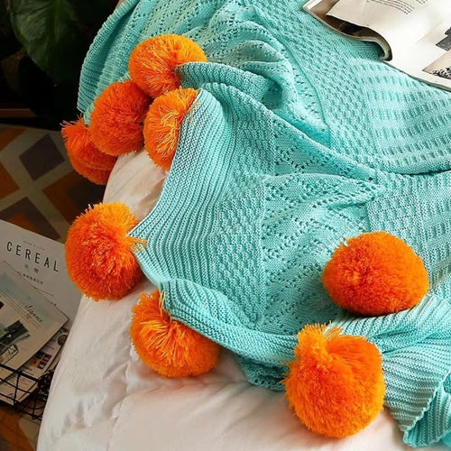 Skanto | Whimsy Fluffy Pom-Pom Macaron Teppe