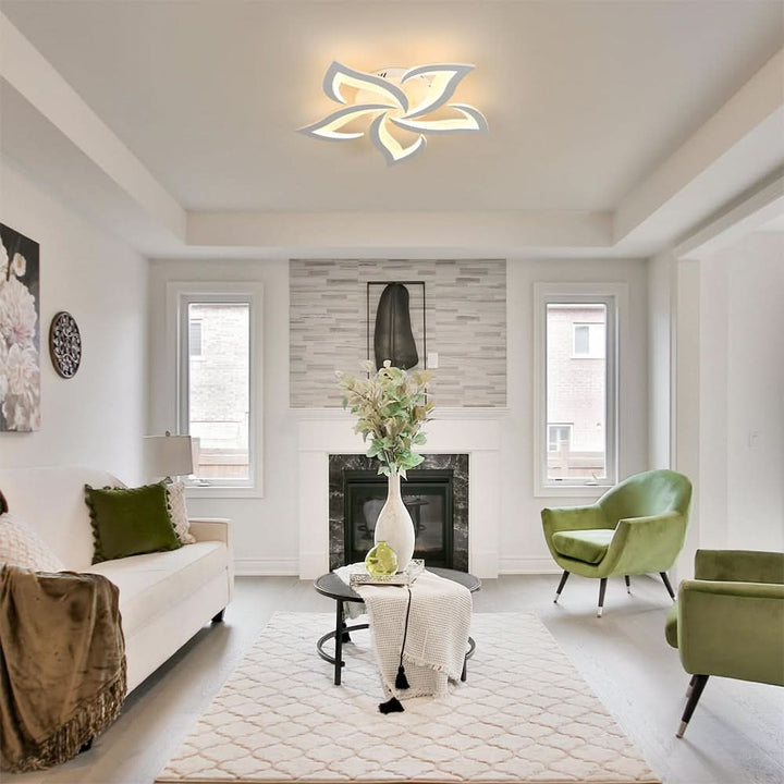 Skanto | Moderne Blomsterformet LED Taklampe for Hjemmedekorasjon