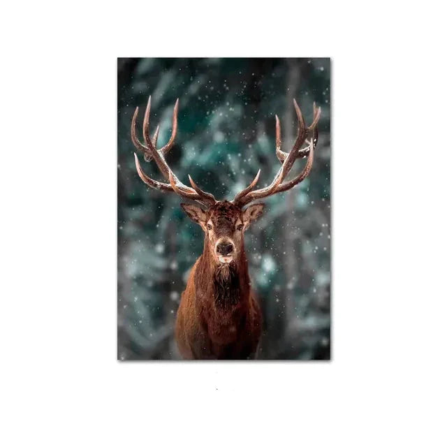 Villnatur Landskap Fjellinnsjø Skog Veggkunst Fine Art Lerretsutskrifter Bilder av Ro for Stue Spisestue Kunst Dekor | Skanto