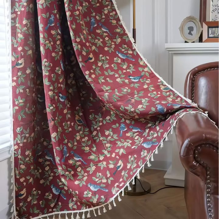 Skanto | Villblomst Veve Frynse Gardin