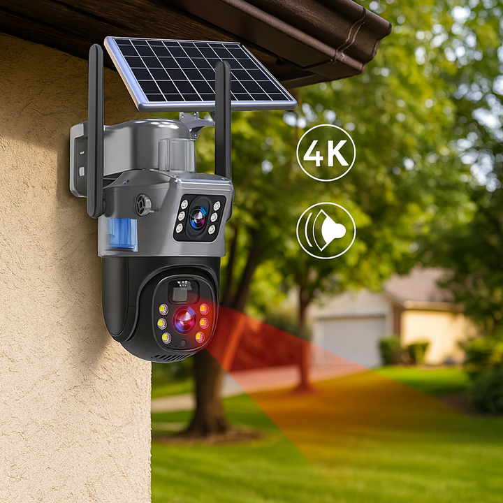 Skanto | Sikkerhetskamera Solutendør Trådløst 4K System