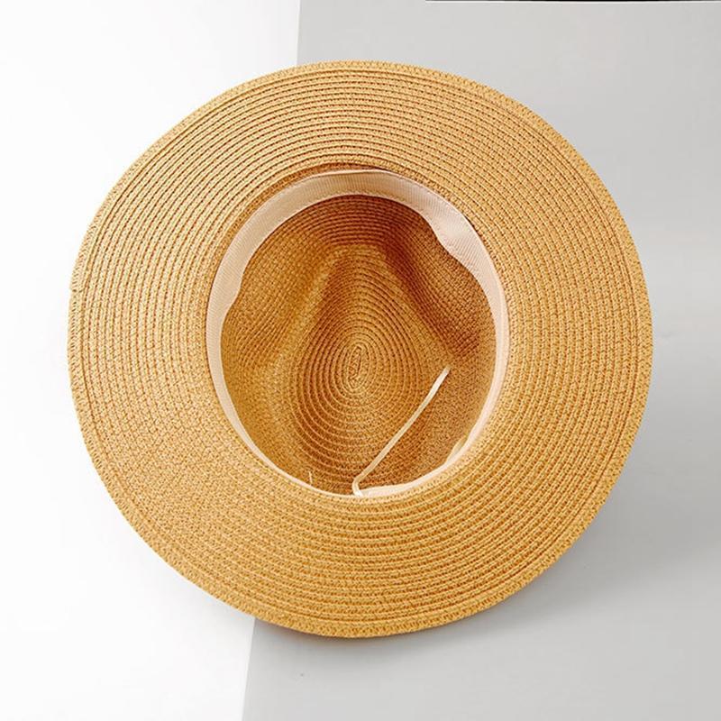 Skanto | Kvinne Wide Brim Straw Panama Roll Up Hat