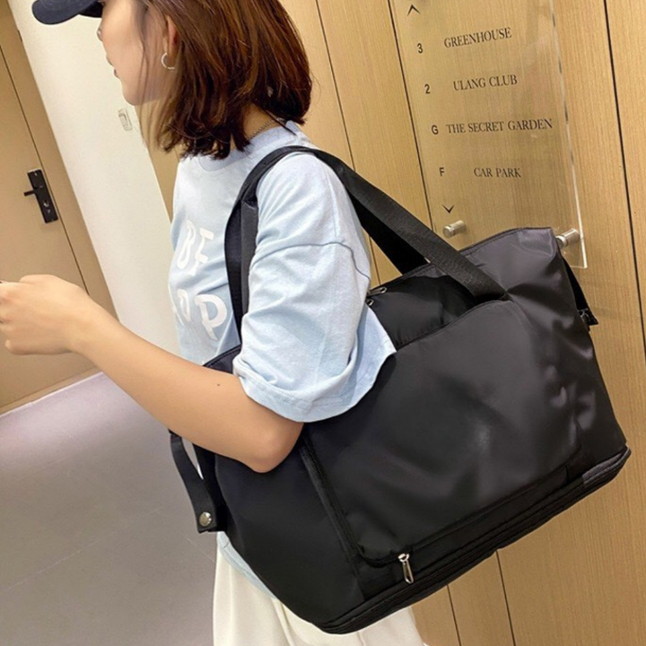 Skanto | Kvinner Stor Reise Tote Bag | Lett Holdbar Weekendbag