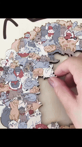 Skanto | Wooden Cat Craze Trekunst Puslespill