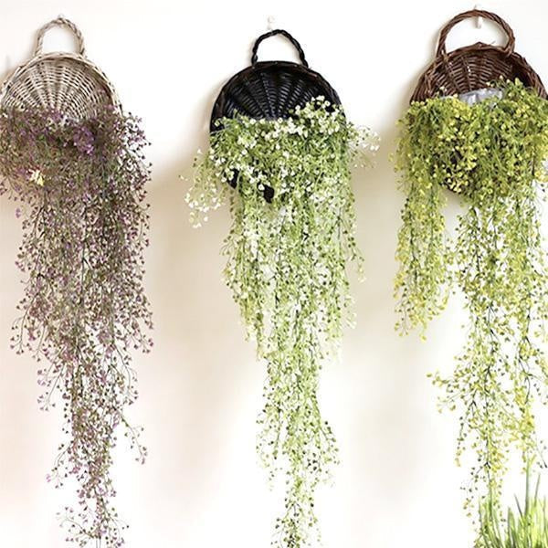 Vevd Hengepot Wicker Kurv | Skanto