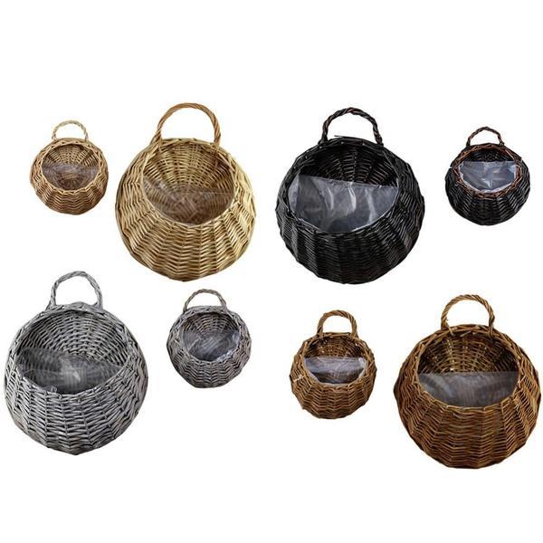 Vevd Hengepot Wicker Kurv | Skanto
