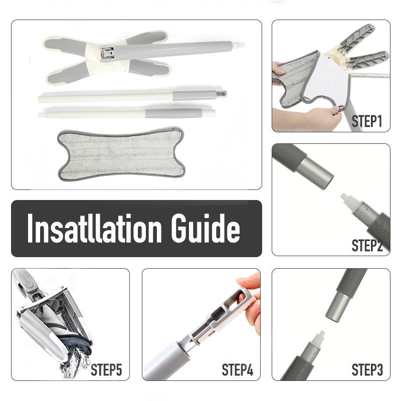 X-type Flat Floor Mop | Skanto