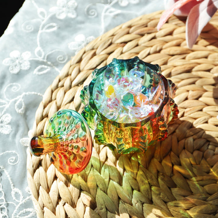 Skanto | Iridescent Sukkerbolle med Lokk