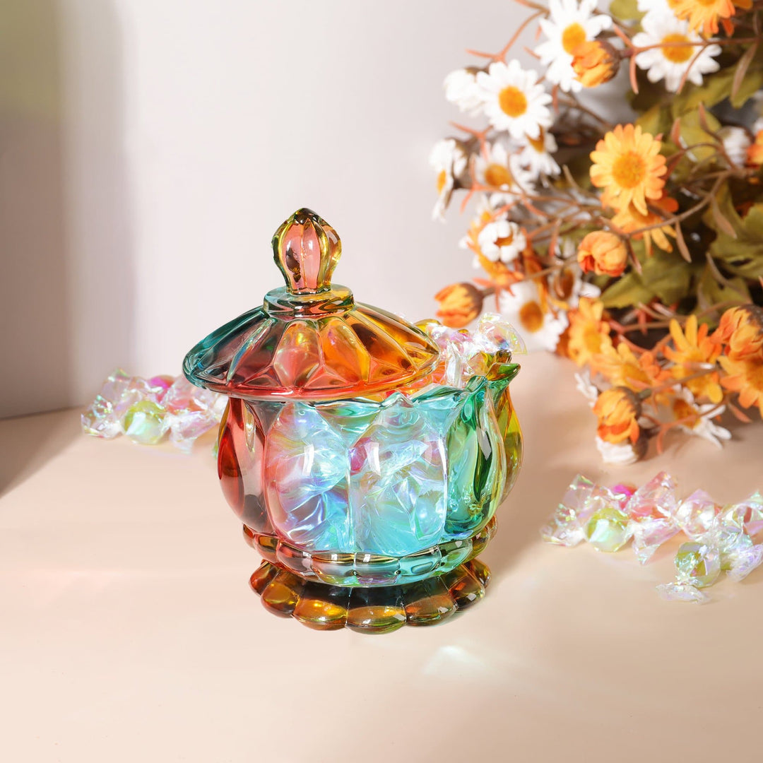 Skanto | Iridescent Sukkerbolle med Lokk