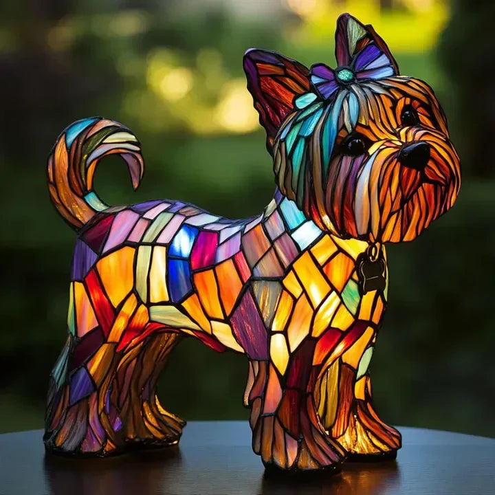 Lumidog Håndlaget Opplysende Hundelampe – Ambient Belysning og Gave | Skanto