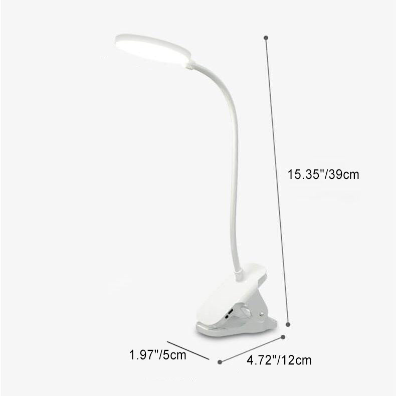 Skanto | Enkel LED Clip Skrivebordlampe Oppladbar Øyebeskyttelse Nattlys
