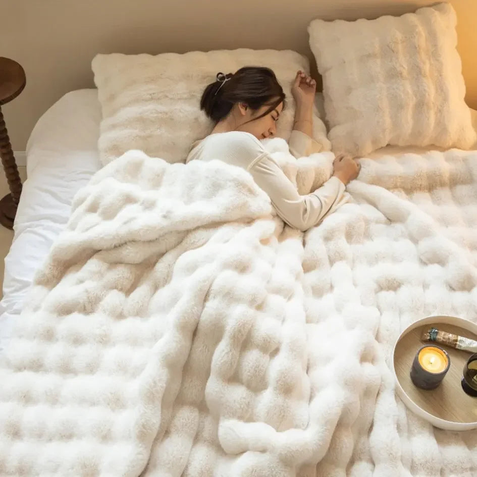 Skanto | SnugWrap | Luksuriøs Pluss Blanket for Ultimate Varme & Komfort