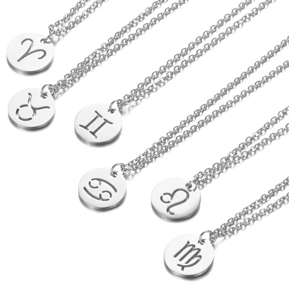 Zodiac Necklace | Bærekraftig rustfritt stål, forblir strålende! Skanto