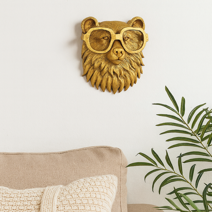 Skanto | Veggkunst Vintage Harpiks Dyr Hode Skulptur