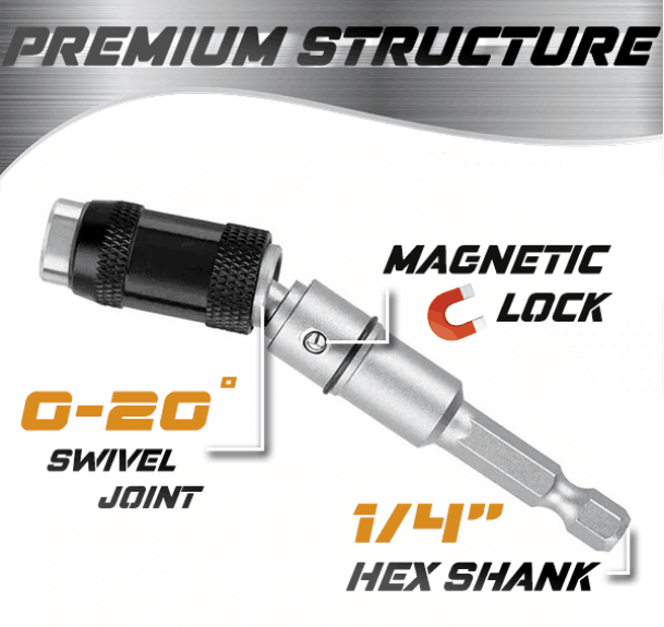 Skanto | Magnetisk svingbar bits-spissholder