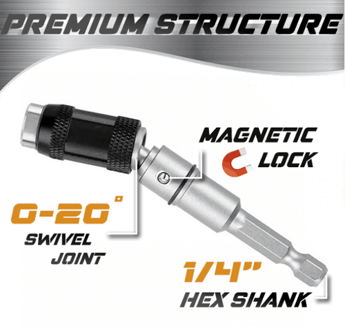 Skanto | Magnetisk svingbar bits-spissholder
