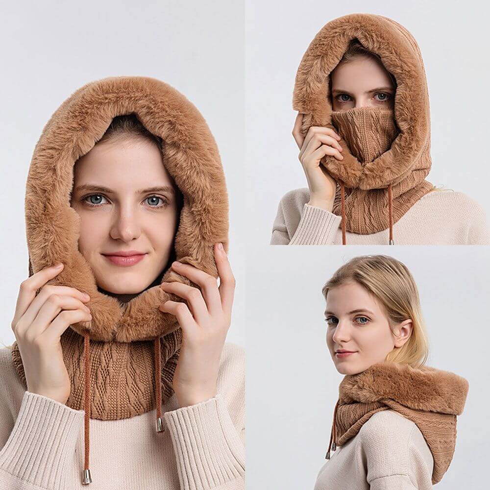 Lana Beanie – Luksuriøs Strikket Vinterlue med myk indre fôr Skanto